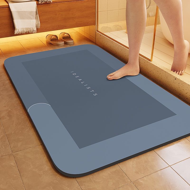 Quick Dry Diatomite Bath Mat - Tappetino da bagno antiscivolo, ad asciugatura