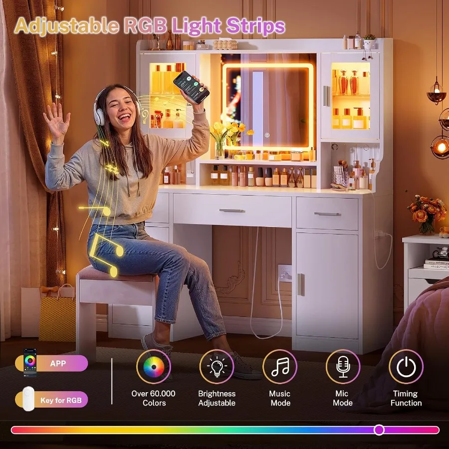 Tavolo da trucco con specchio  - Lighting recensione e prezzo